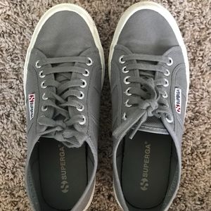 CLASSIC GREY SAGE SUPERGA SNEAKERS